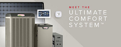 The Lennox Ultimate Comfort Systems have optional in Solar Power capabilities built in