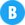 Blue Letter B