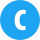 Blue Letter C