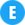 Blue Letter E