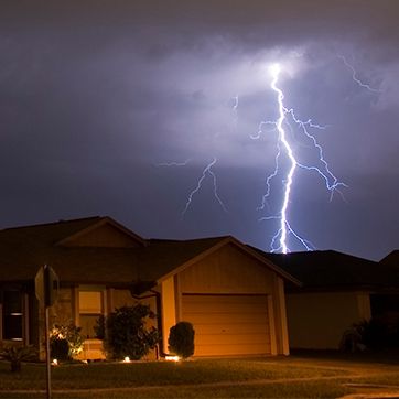 lightning storm