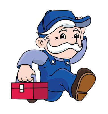 Lindstrom Pops running with toolbox