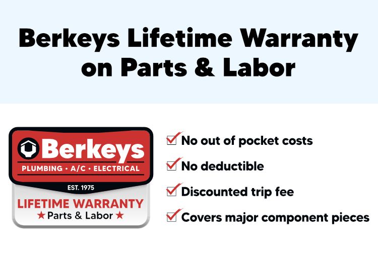 Berkeys Lifetime Warranty on Parts & Labor