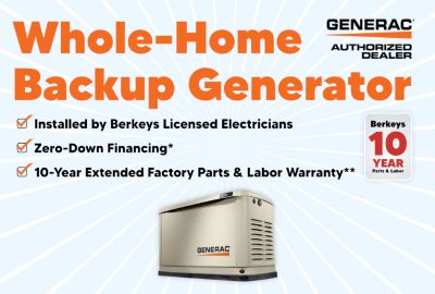 Free Estimate on a Whole-House Backup Generator from Berkeys