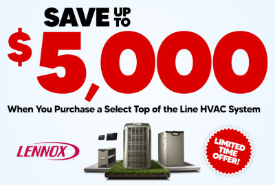 Save Up To $5,000 On a New HVAC System