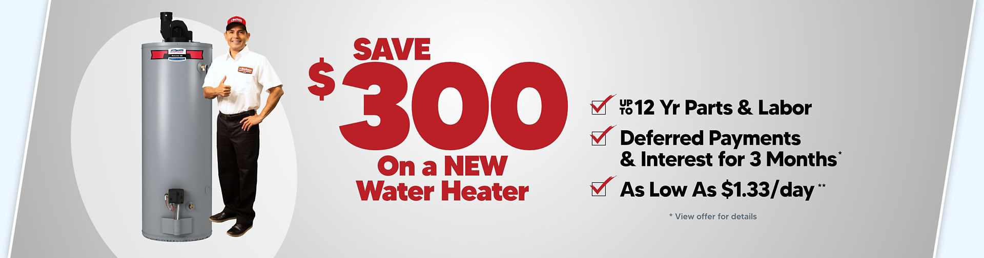 Save $300 On A New Water Heater