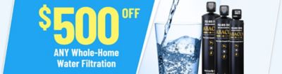 $500 Off Water Filtration