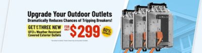 Weather Proof Outlet for $299