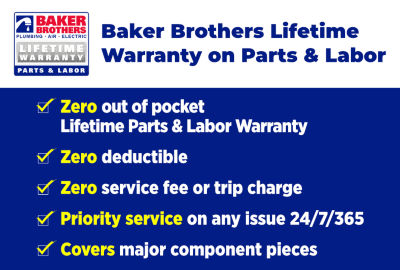 Baker Brothers Lifetime Warranty