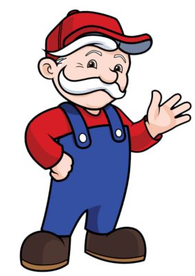 Cartoon of Max waving and smiling