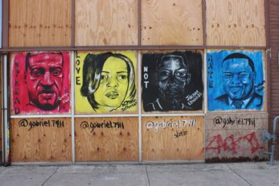 George Floyd, Brainna Taylor, Malcolm X, Martin Luther King Jr.
