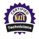 Nate certified technicians logo