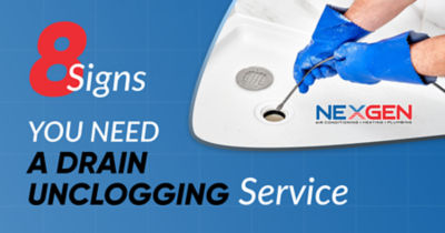 8 signs you need a drain unclogging service