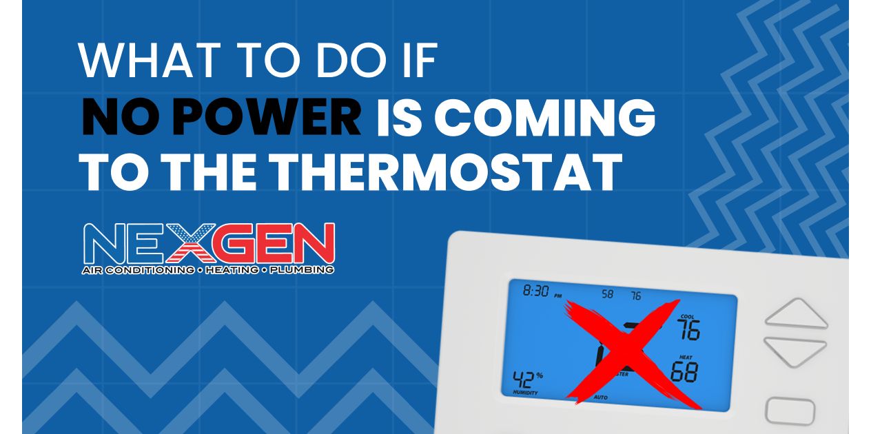 NexGen What to Do if No Power is Coming to the Thermostat