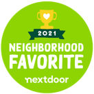 2021 Nextdoor Neighborhood Favorite seal