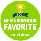 2021 Nextdoor Neighborhood Favorite seal