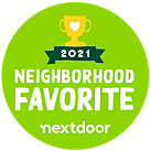 2021 Nextdoor Neighborhood Favorite seal