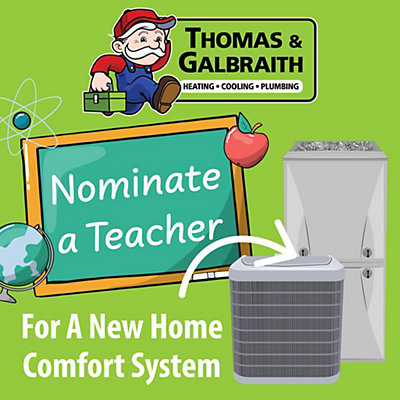 Nominate a teacher for a new home comfort system