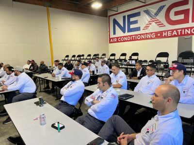 NexGen Technicians at orientation