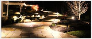 Outdoor Landscape Lighting Installation