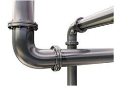 Old plumbing pipes in a Sarasota, Florida home