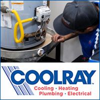 Coolray plumber repairing a water heater