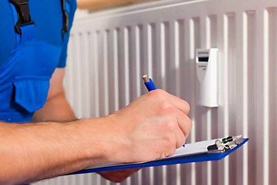 Plumber writing