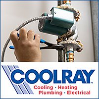 A Coolray plumber repairing a water line