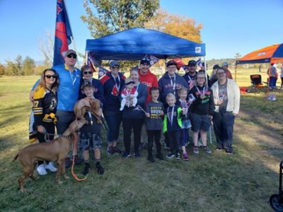 Plumbline group at the ALS walk