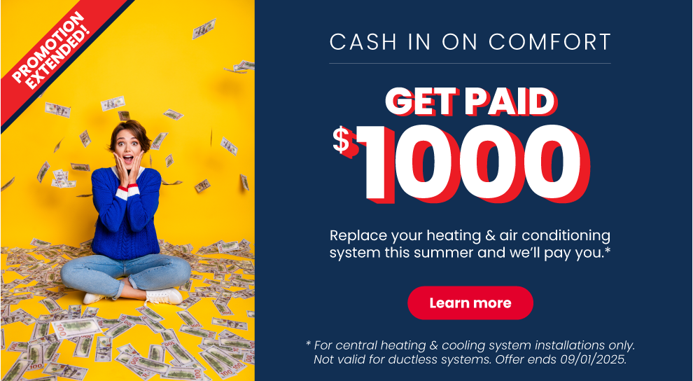 New Equipment Special - $1000 Cashback