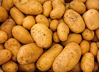 A bunch of potatoes.
