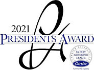 2021 President's Award - Coolray - Factory Authorized HVAC Dealer in Atlanta