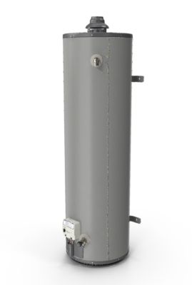 A grey cylinder with a white background 