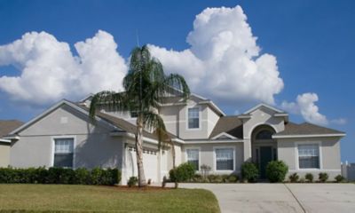 A house in a suburban neighborhood in South Florida.