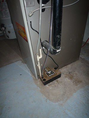 A close-up of a water pump