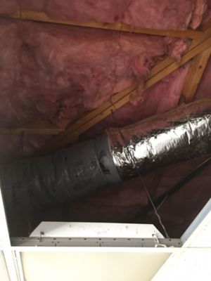 Duct Inside an Attic