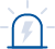 lightning bolt inside dome