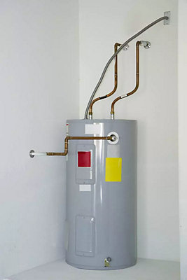 Residential electric water heater - Mr. Plumber by Metzler & Hallam