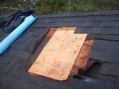 Roof Leak Patched