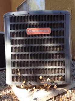 AC unit at a Sarasota, Florida home