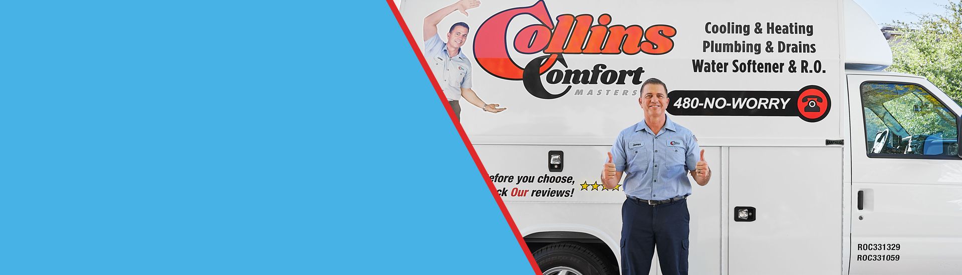 Collins Comfort Masters Service Van