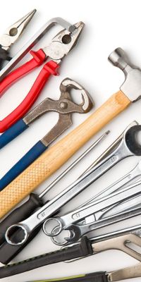 set-of-tools-scattered-on-table