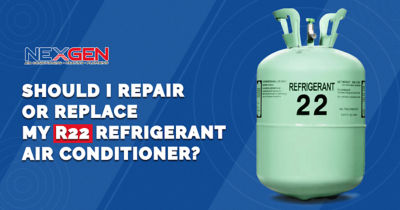 Should I repair or replace my R22 refrigerant air conditioner?