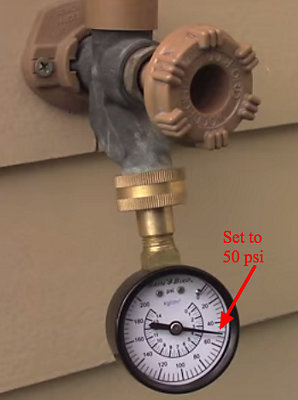 Various water pressure valves