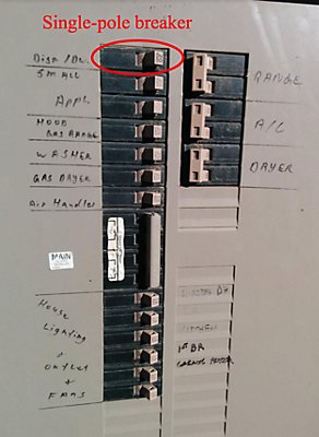 Single Pole Breaker