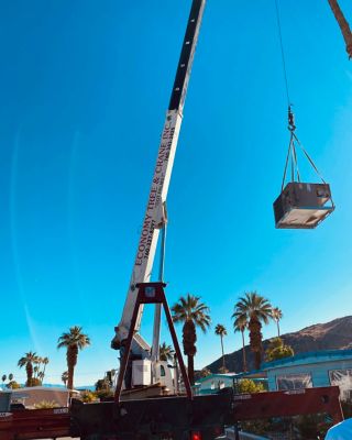 Lifting Equipment onto a Roof mechanically