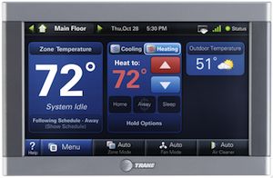 Train smart thermostat