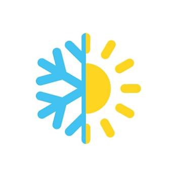 Sun snowflake