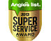 Super Service metallic gold logo