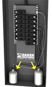 Surge Protector in Electrical Panel